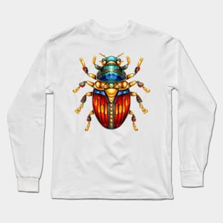 Ancient Egypt Beetle #2 Long Sleeve T-Shirt